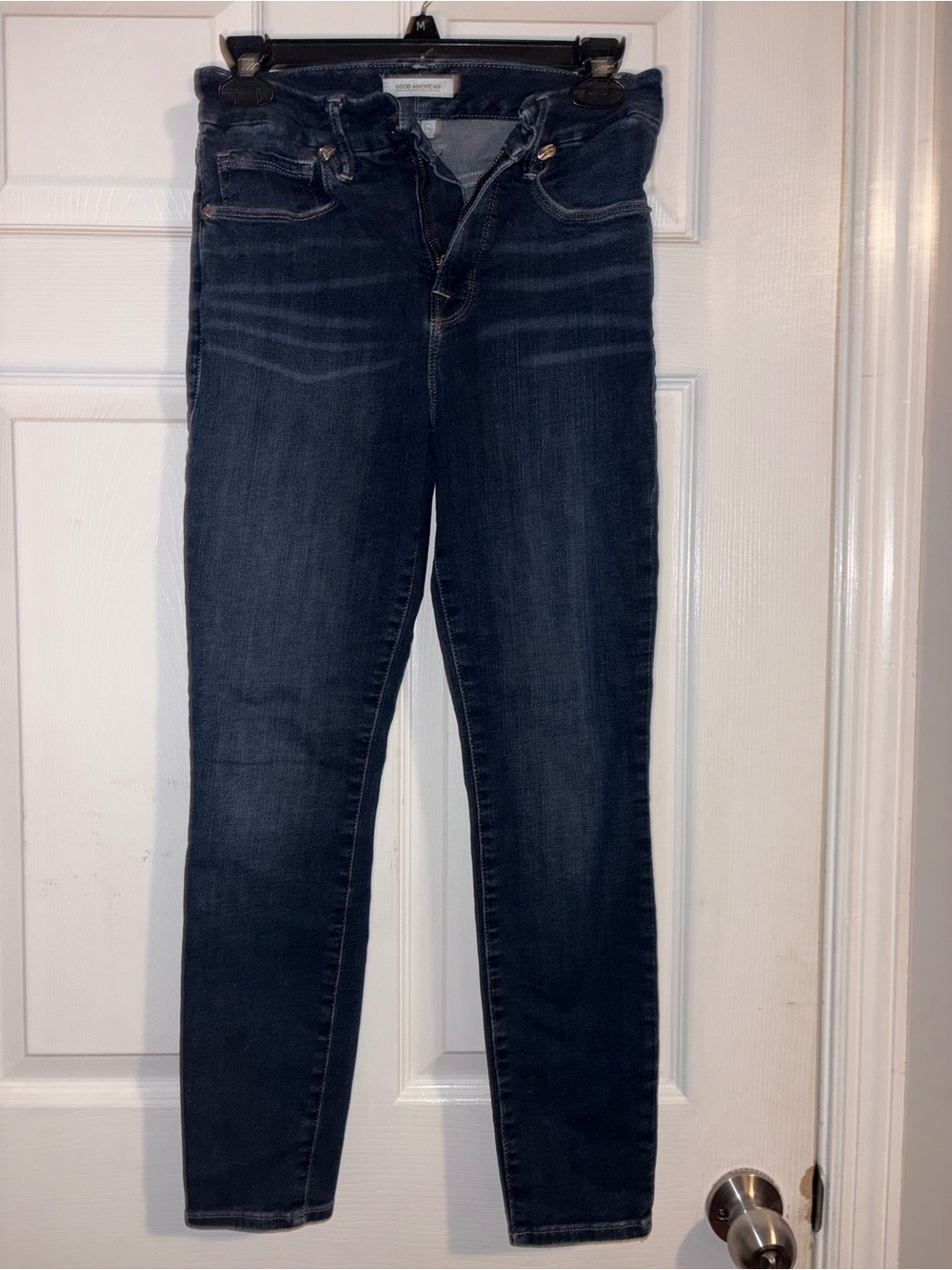 Good American Dark Indigo Skinny Jeans